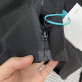 24/25 F702 Jordan Black Single Layer Windbreaker (连帽冲锋衣）
