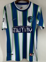 1997 Tampa Bay Mutiny Away  Retro Soccer Jersey(绿条边隔）
