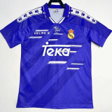 1994/1996 RMA Away Purple Blue Retro Soccer Jersey