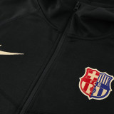 24/25 BAR Black  Hooded Jacket Tracksuit#01