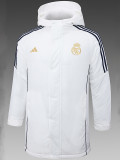 24/25 RMA White Hooded Cotton Coat (金标)帽棉衣