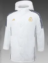 24/25 RMA White Hooded Cotton Coat (金标)帽棉衣