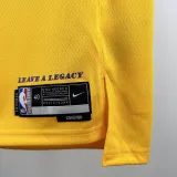 22/23 LAKERS LAKERS #88 Yellow Top Quality Hot Pressing NBA Jersey(圆领)