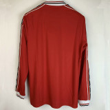 1998 Man Utd Home Long Sleeve Retro Soccer Jersey (长袖)