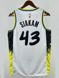 24/25 Indiana Pacers SIAKAM #43 City Editiao Top Quality Hot Pressing NBA Jersey