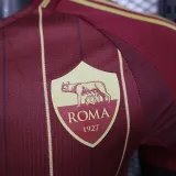24/25 Roma Home Player Version Soccer Jersey