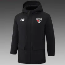 24/25  Sao Paulo  Black Hooded Cotton Coat G261