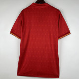1988/1991 Spain Home Retro Soccer Jersey