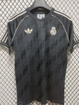 24/25 RMA Black Commemorative Edition Retro Soccer Jersey