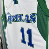 75th Anniversary Dallas Mavericks LRVING #11 White Top Quality Hot Pressing City Edition NBA Jersey（城市版）