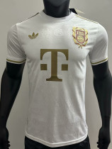 24/25 Bayern White 125th Anniversary Edition  Player Version Soccer Jersey