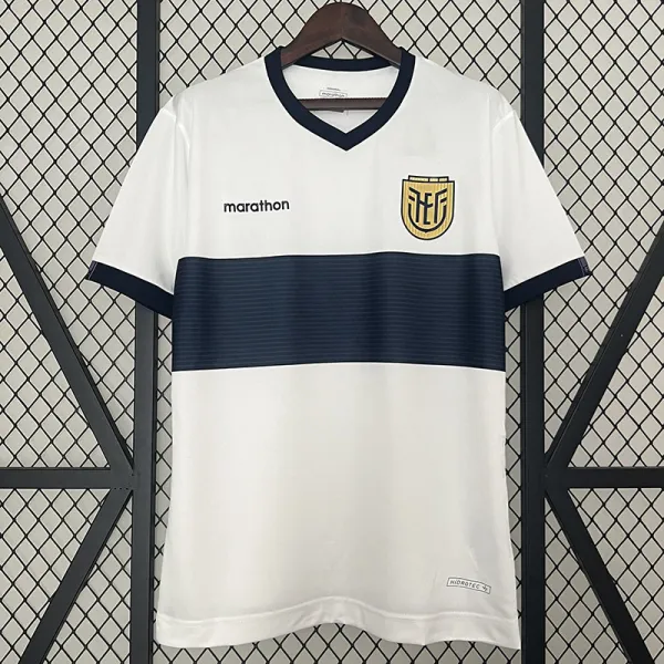 24/25 Ecuador White  Fans Soccer Jersey