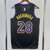 23/24 LAKERS HACHIMURA #28 Black City Edition Top Quality Hot Pressing NBA Jersey