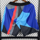23/24 NETS Black City Edition Top Quality NBA Pants (涂鸦)