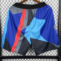 23/24 NETS Black City Edition Top Quality NBA Pants (涂鸦)