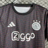 24/25 Ajax Black Striped Silk Training Shirts