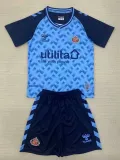24/25 Sunderland Blue Goalkeeper Kids Soccer Jersey