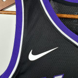 23/24 KINGS LAVINT # 8 Black Away  Top Quality Hot Pressing  Retro NBA Jersey