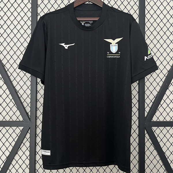 24/25 Lazio Black 50th Anniversary Edition Fans Soccer Jersey