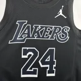 Lakers KOBE # 24 Black  Top Quality Hot Pressing NBA Jersey(Honor Edition)荣耀版