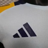 24/25 RMA White Blue Player Version  Soccer Jersey