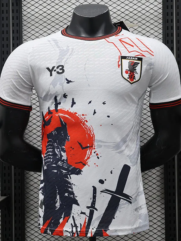 24/25 Japan White Swordsman（Y-3)  Player Version Soccer Jersey