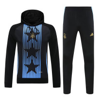 25/26 Argentina Black Hooded  Tracksuit