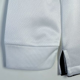 2010/2011 Man Utd Away  Long Sleeve Retro Soccer Jersey (欧冠版\胸前字)