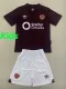 24/25 Heart of Midlothian Home  Kids Soccer Jersey(儿童套装）