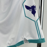 Hornets White  Top Quality NBA Pants