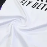 24/25 RMA White(Purple Shoulders) Training Short Suit(白色紫肩）