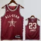 23/24 ALL-STAR JAMES #23 Red Top Quality Hot Pressing NBA Jersey