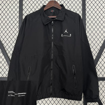 2024 New Jordon Black Windbreaker(背下带小字）