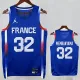 2024 Olympic Game France  Wembanyama #32 Blue Basketball Jersey