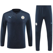 24/25 Man City Royal Blue Half Pull Tracksuit  (半拉链)