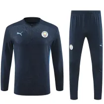 24/25 Man City Royal Blue Half Pull Tracksuit  (半拉链)