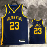 22/23 WARRIORS GREEN #23 Royal blue Top Quality Hot Pressing NBA Jersey (Trapeze Edition)