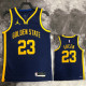22/23 WARRIORS GREEN #23 Royal blue Top Quality Hot Pressing NBA Jersey (Trapeze Edition)