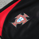 24/25 Portugal Black Tank top and shorts suitblack