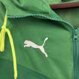 2024 Palmeiras Green  one sided hooded  Windbreaker （单面带帽风衣）