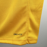 22/23 LAKERS LAKERS #88 Yellow Top Quality Hot Pressing NBA Jersey(圆领)