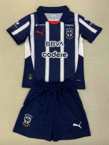 24/25  Monterrey Home Kids Soccer Jersey