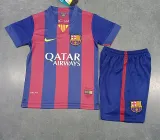14/15 BAR Home  Retro Kids Soccer Jersey