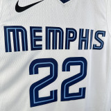 22/23 Grizzlies BANE #22 White City Edition Home Top Quality Hot Pressing NBA Jersey
