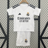 24/25 RMA white Kids Soccer Jersey