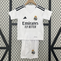 24/25 RMA white Kids Soccer Jersey