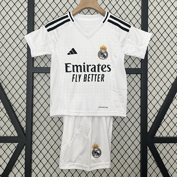 24/25 RMA white Kids Soccer Jersey