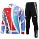 24/25  ARS Red & Blue Jigsaw puzzle Jacket Tracksuit # A844