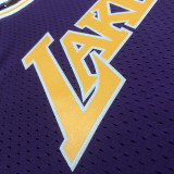 1996/1997 LAKERS BRYANT #8 Purple Retro Top Quality Hot Pressing NBA Jersey(圆领）