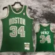 2007/2008 CELTICS PIERCE #34 Green Retro Top Quality Hot Pressing NBA Jersey